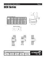 Preview for 1 page of Olympus DCN Series Installation Instructions