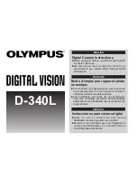 Предварительный просмотр 1 страницы Olympus Digital Vision D-340L Instructions Manual