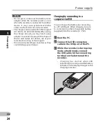 Preview for 24 page of Olympus DM-2 Detailed Instructions