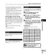 Preview for 71 page of Olympus DM-2 Detailed Instructions