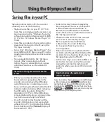 Preview for 119 page of Olympus DM-2 Detailed Instructions