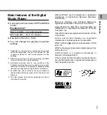 Preview for 7 page of Olympus DM-20 DM-10 Instructions Manual