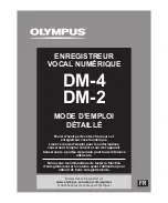 Preview for 1 page of Olympus DM-4 Mode D'Emploi