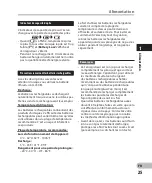 Preview for 25 page of Olympus DM-4 Mode D'Emploi