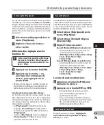 Preview for 73 page of Olympus DM-4 Mode D'Emploi