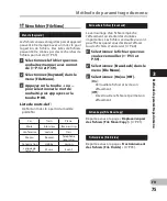 Preview for 75 page of Olympus DM-4 Mode D'Emploi