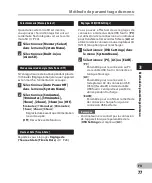 Preview for 77 page of Olympus DM-4 Mode D'Emploi