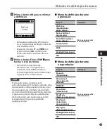 Preview for 45 page of Olympus DM 520 - Ultimate Recording Combo Instruções Detalhadas