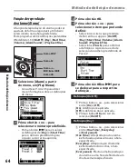 Preview for 64 page of Olympus DM 520 - Ultimate Recording Combo Instruções Detalhadas