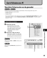 Preview for 85 page of Olympus DM 520 - Ultimate Recording Combo Instruções Detalhadas