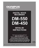 Olympus DM-550 Detailed Instructions preview