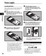 Preview for 14 page of Olympus DM-550 Detailed Instructions