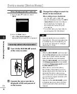 Preview for 86 page of Olympus DM-7 User Manual