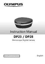 Предварительный просмотр 1 страницы Olympus DP23 Instruction Manual