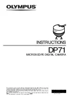 Olympus DP71 Instructions Manual preview