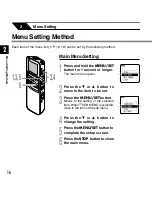 Предварительный просмотр 16 страницы Olympus DS-2 Online Instructions Manual