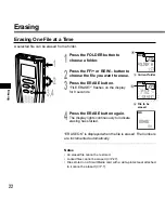 Предварительный просмотр 22 страницы Olympus DS-2000 Instructions Manual