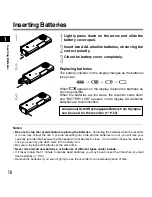 Предварительный просмотр 10 страницы Olympus DS-2200 Instruction Manual