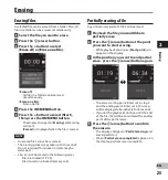 Preview for 23 page of Olympus DS-2600 Instructions Manual