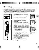 Preview for 25 page of Olympus DS 30 Instructions Manual