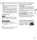 Preview for 13 page of Olympus DS 330 - Digital Voice Recorder Instructions Manual