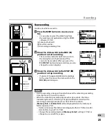 Предварительный просмотр 23 страницы Olympus DS-5500 Instruction Manual