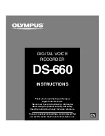 Olympus DS-660 Instructions Manual preview