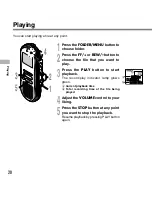 Preview for 20 page of Olympus DS-660 Instructions Manual