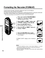 Preview for 36 page of Olympus DS-660 Instructions Manual