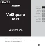 Olympus DS-F1 User Manual preview