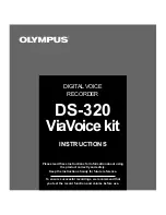 Olympus DS320 - Digital Voice Recorder Instructions Manual preview