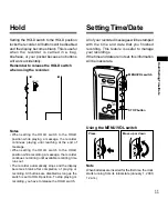 Предварительный просмотр 11 страницы Olympus DS320 - Digital Voice Recorder Instructions Manual