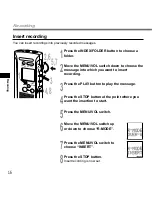 Предварительный просмотр 16 страницы Olympus DS320 - Digital Voice Recorder Instructions Manual