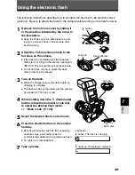 Preview for 99 page of Olympus E-1 - Digital Camera SLR Reference Manual