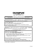 Preview for 182 page of Olympus E-1 - Digital Camera SLR Reference Manual