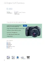 Preview for 4 page of Olympus E-1 - Digital Camera SLR Specifications