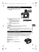 Предварительный просмотр 73 страницы Olympus E-3 Manual Del Instrucción