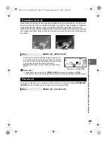 Предварительный просмотр 69 страницы Olympus E-3 Manuel D'Instructions