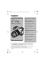 Preview for 1 page of Olympus E-330 - Evolt E330 7.5MP Digital SLR Camera Manuel De L'Utilisateur