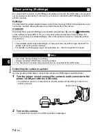 Предварительный просмотр 74 страницы Olympus E-400 Instruction Manual