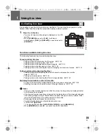 Предварительный просмотр 35 страницы Olympus E-600 Instruction Manual