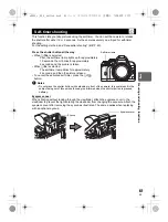 Предварительный просмотр 61 страницы Olympus E-600 Instruction Manual