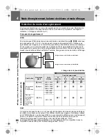 Предварительный просмотр 64 страницы Olympus E-600 Manuel D'Instructions