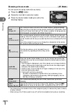 Предварительный просмотр 64 страницы Olympus E-M1 Mark III Instruction Manual