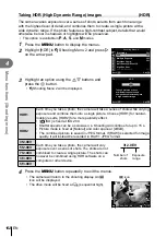 Предварительный просмотр 152 страницы Olympus E-M1 Mark III Instruction Manual