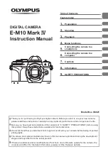 Olympus E-M10 Mark IV Instruction Manual preview