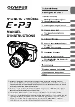 Preview for 1 page of Olympus E-P3 Manuel D'Instructions