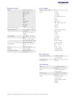 Preview for 3 page of Olympus E-P5 1442 Kit Silver Specifications