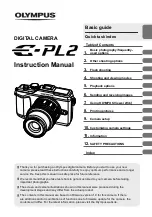 Preview for 1 page of Olympus E-PL2 Instruction Manual