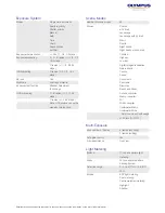 Preview for 3 page of Olympus E-PL5 1442 Specifications